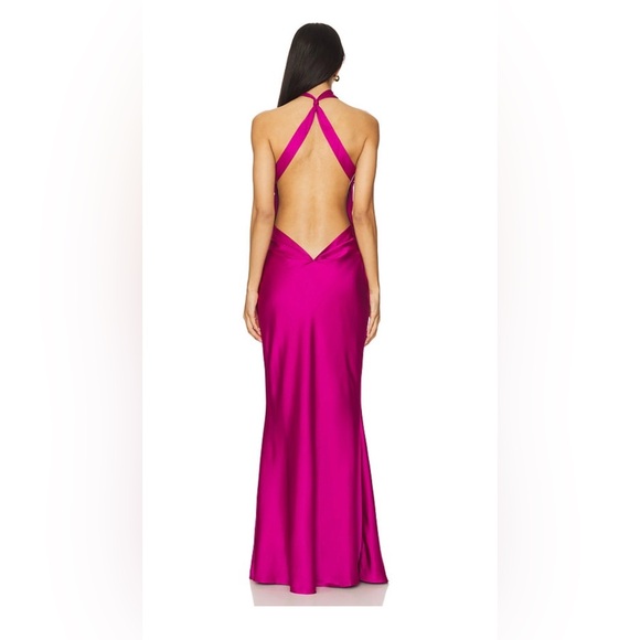 Chara Maxi Dress in Magenta - Picture 2 of 4